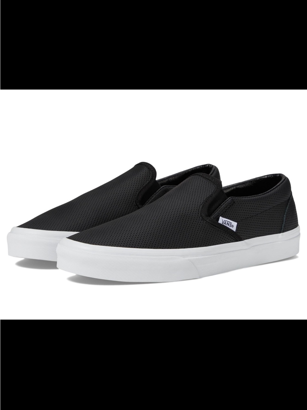 Vans Slip On Perforated Leather